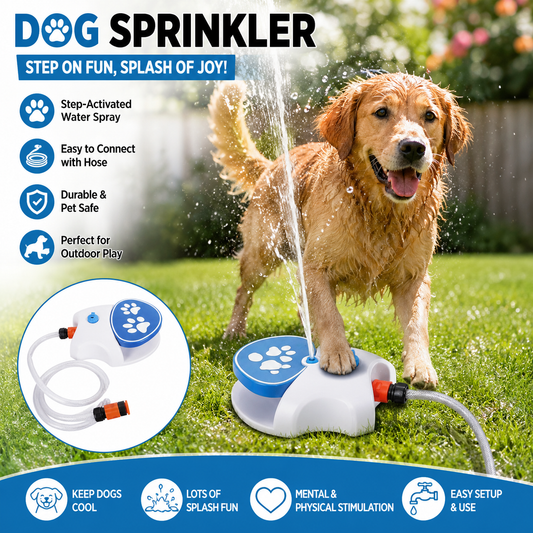 🔥HOT SALE 49% OFF 🔥Outdoor Dog Water Fountain Toy – Interactive Water Fountain with Hose