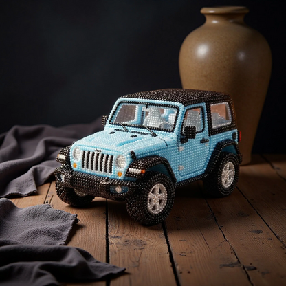 🚙 3D Beaded   DIY  Car Craft Kit