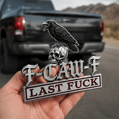 💥The F-CAW-F Car Emblem Metal Badge — For Those Who Laugh at Life and Give Zero F*cks!