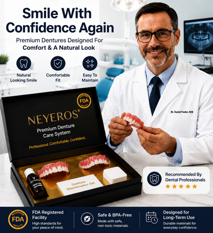 🦷NEYEROS® Advanced Functional Dentures - Get Your Smile Back With A Secure & Comfortable Fit