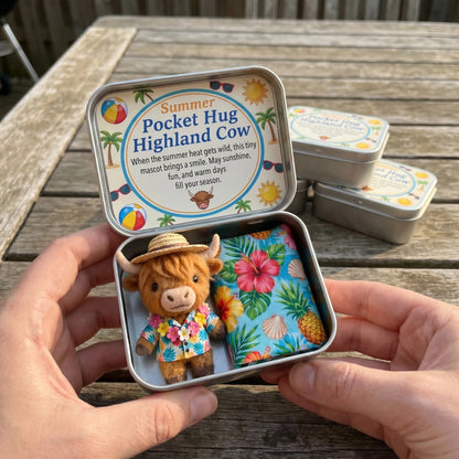 🐮Pocket Hug Highland Cow Gift Set