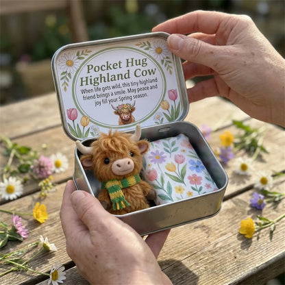 🐮Pocket Hug Highland Cow Gift Set