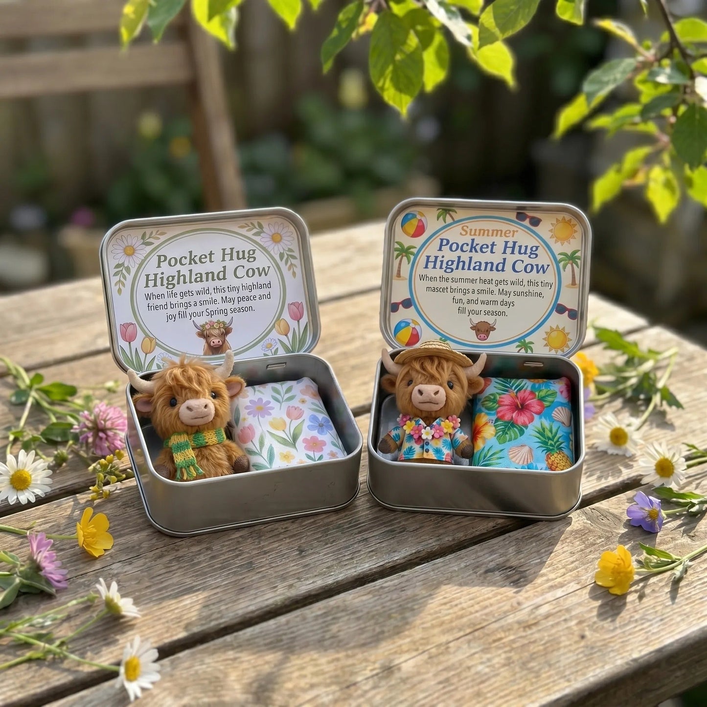 🐮Pocket Hug Highland Cow Gift Set