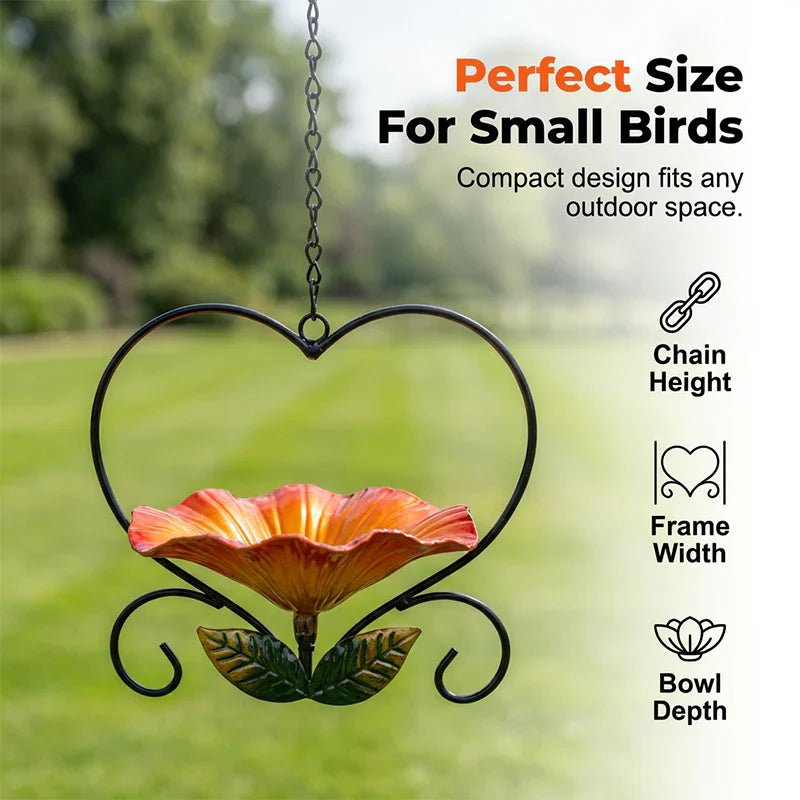 💖 Heart-Shaped Bird Feeder