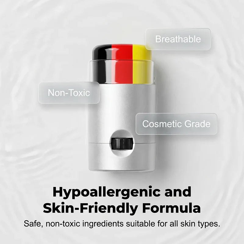 Face Paint Stick – Tricolor Flag Pattern