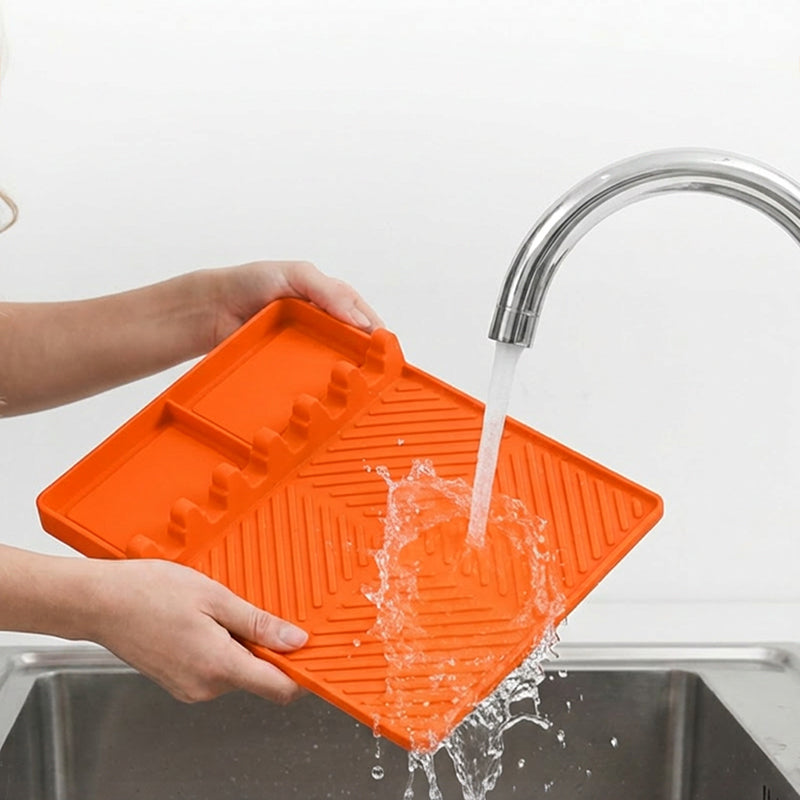 🔥LAST DAY SALE 50% OFF!!🔥Silicone Grill Mat for Side Shelf