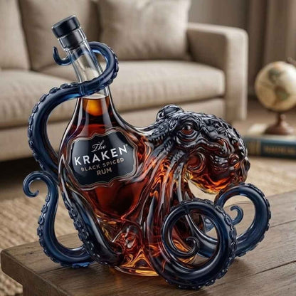 Octopus-Shaped Whiskey Bottle