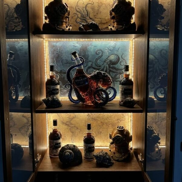 Octopus-Shaped Whiskey Bottle